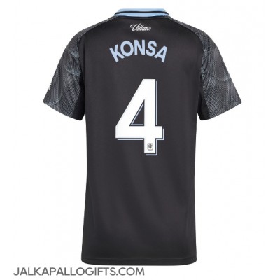 Aston Villa Ezri Konsa #4 Vieraspaita Naiset 2025-26 Lyhythihainen Aston Villa Ezri Konsa #4 Vieraspaita Naiset 2025-26 Lyhythihainen